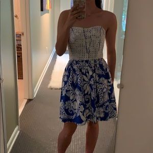Lilly Pulitzer Seahorse Eyelet Dress